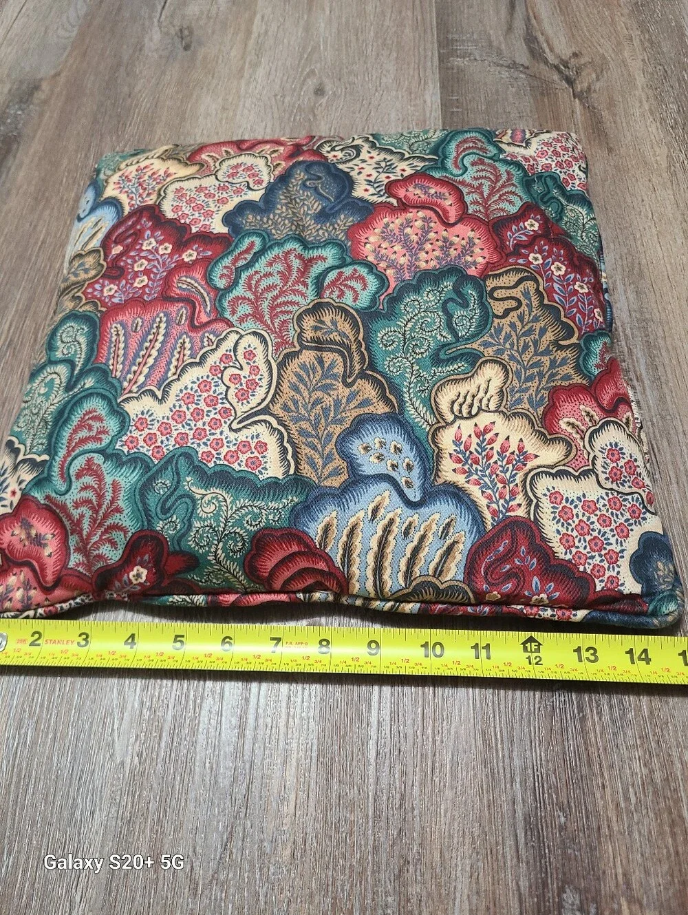 Vintage Waverly Fabric Village Quilt Design Decorative Pillows- Lot of 3